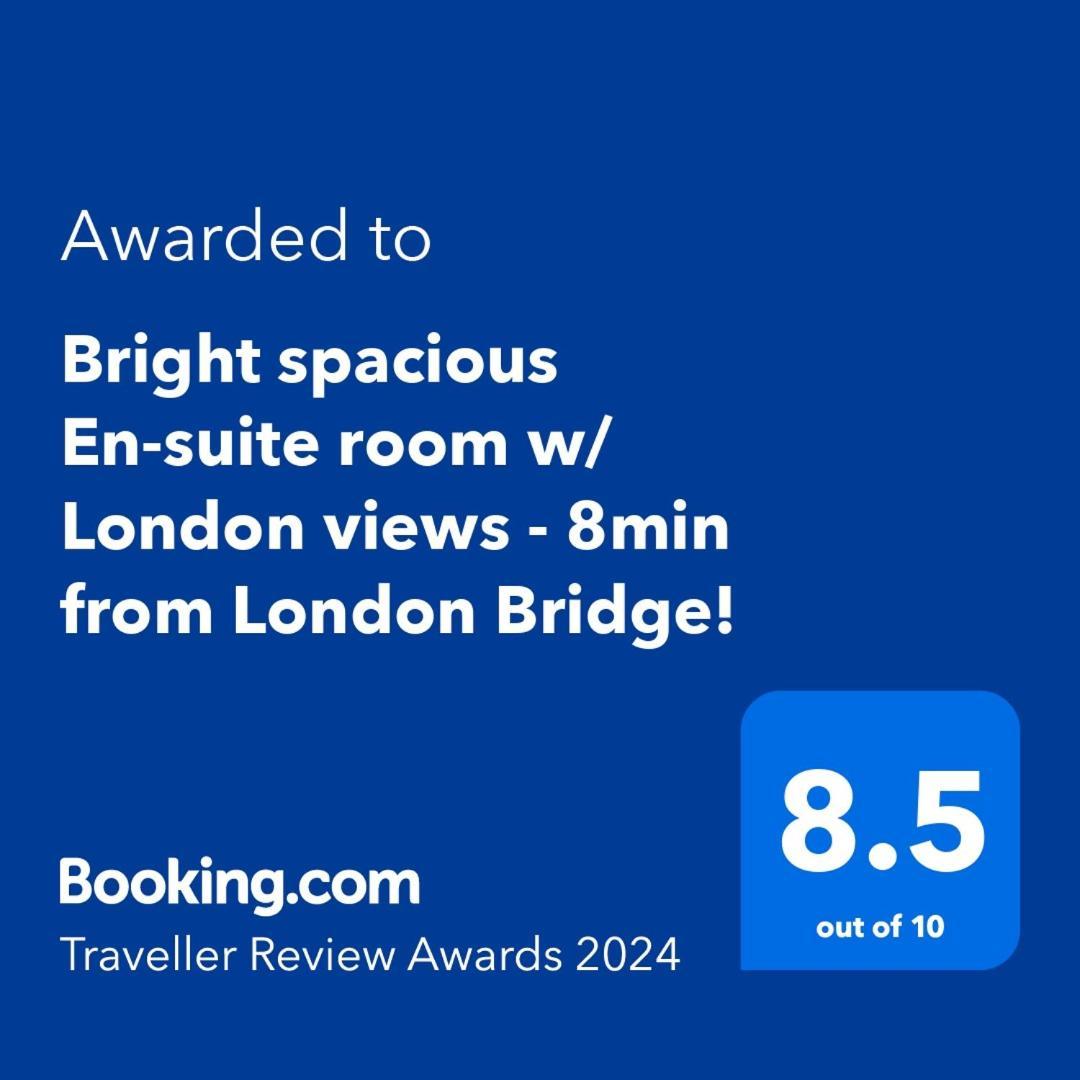 Bright Spacious En-Suite Room W/ London Views - 8Min From London Bridge! Екстер'єр фото